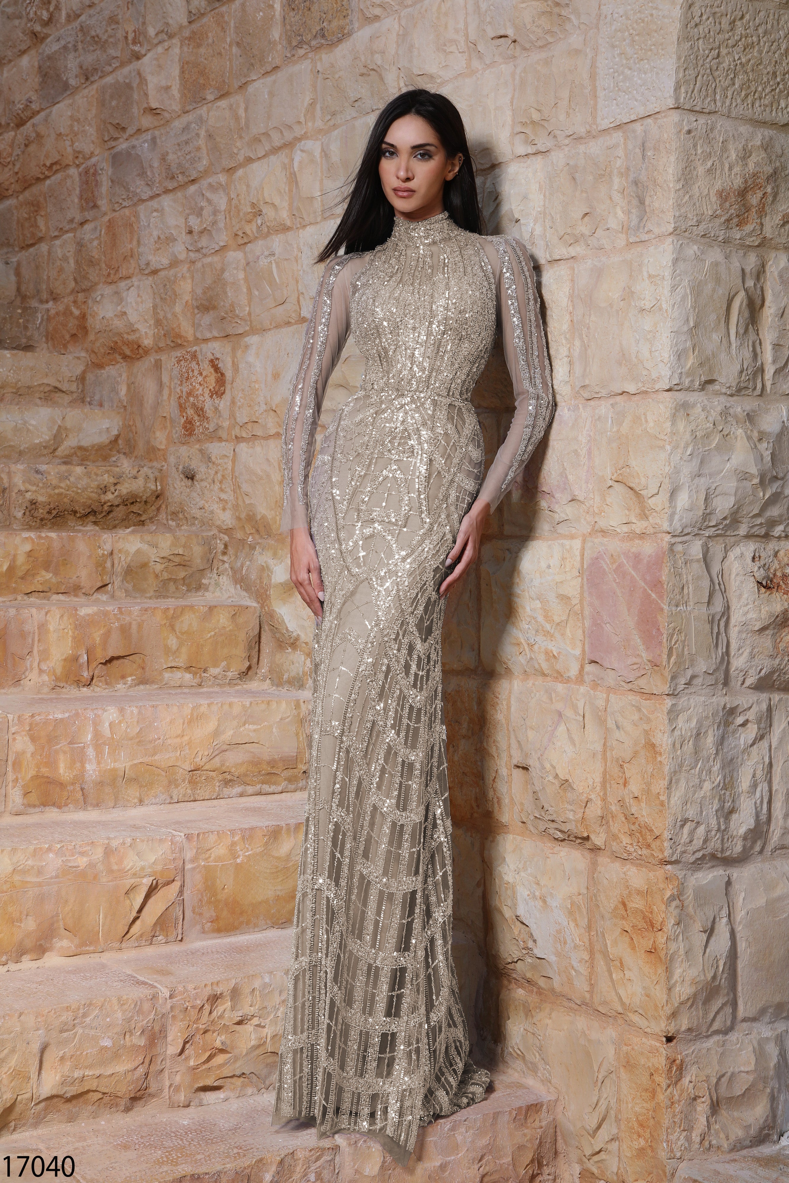 AZZURE COUTURE FM17040 DRESS