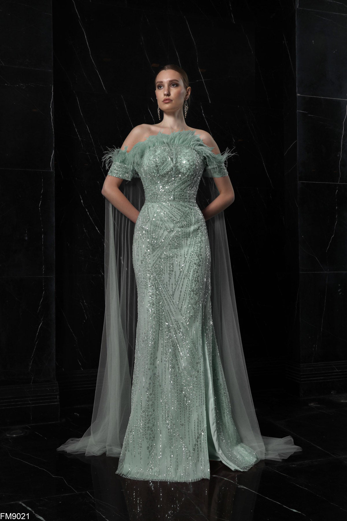 AZZURE COUTURE FM9021 DRESS