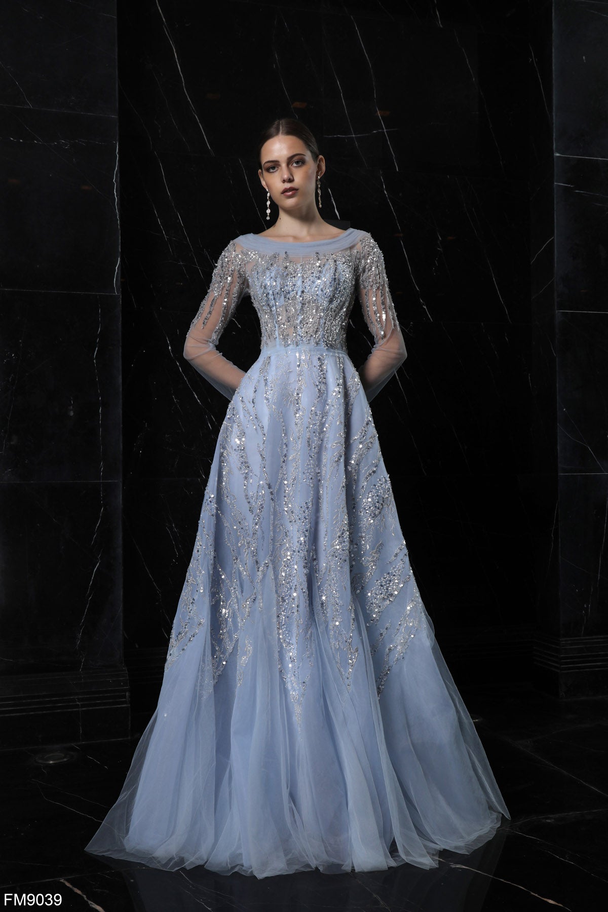 AZZURE COUTURE FM9039 DRESS