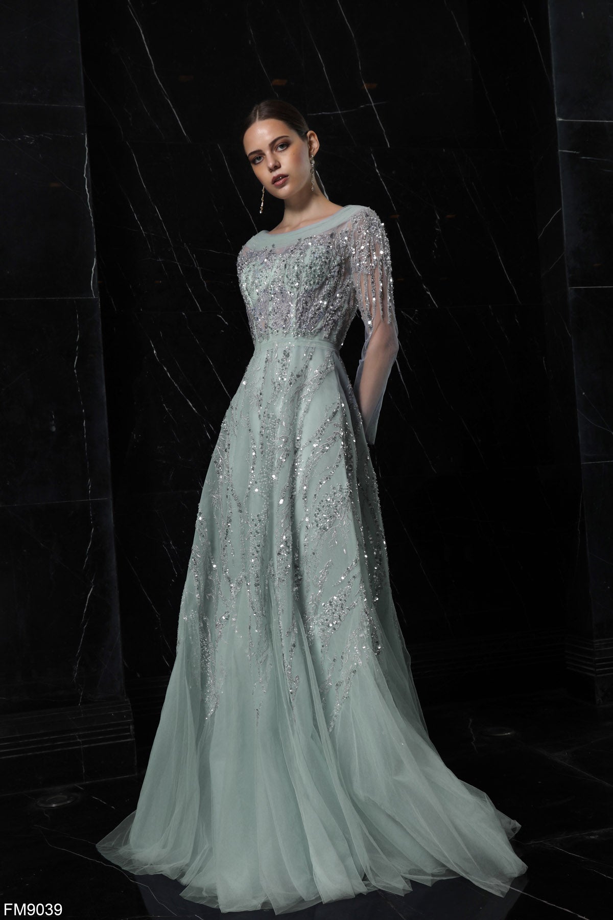 AZZURE COUTURE FM9039 DRESS