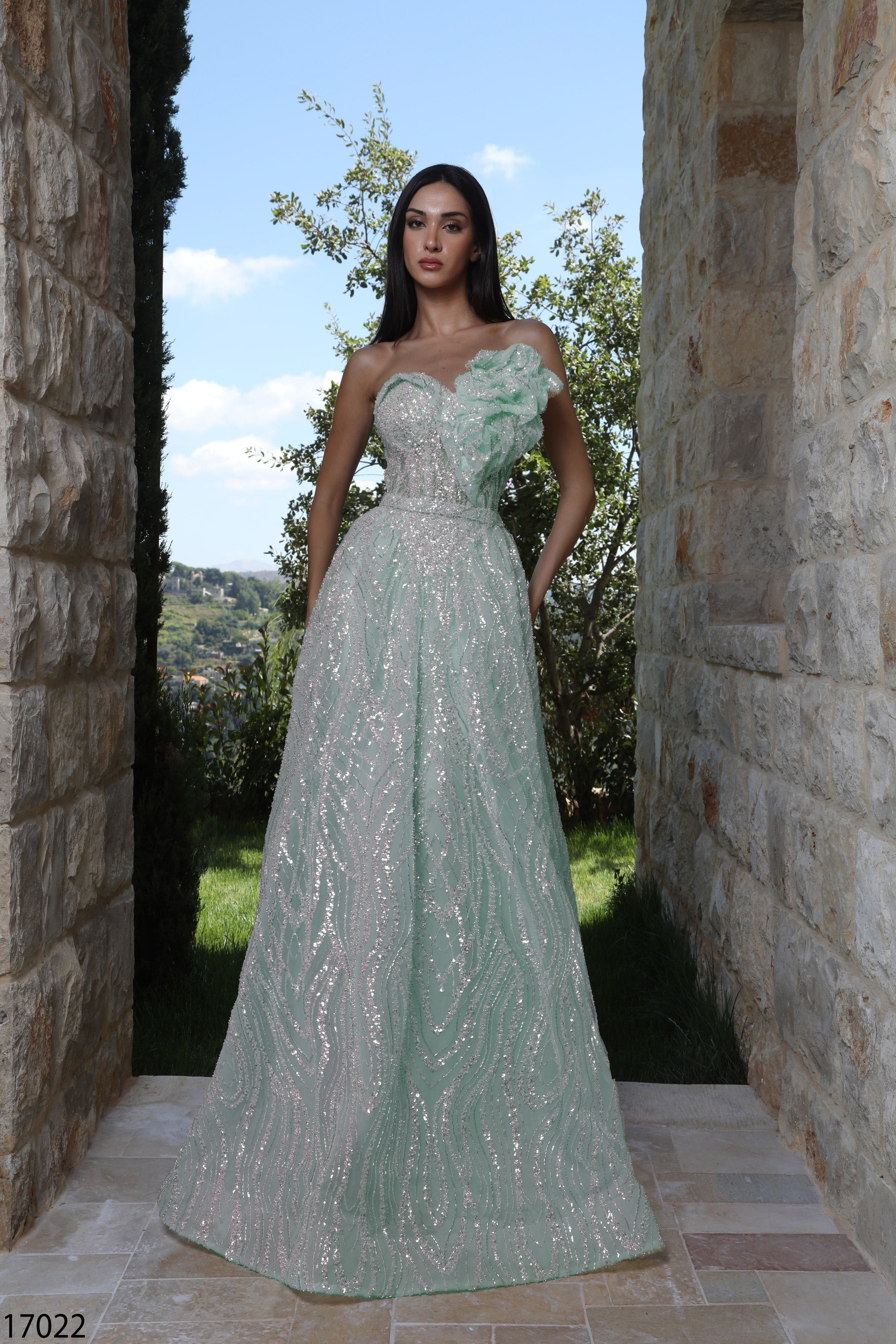 AZZURE COUTURE FM17022 DRESS