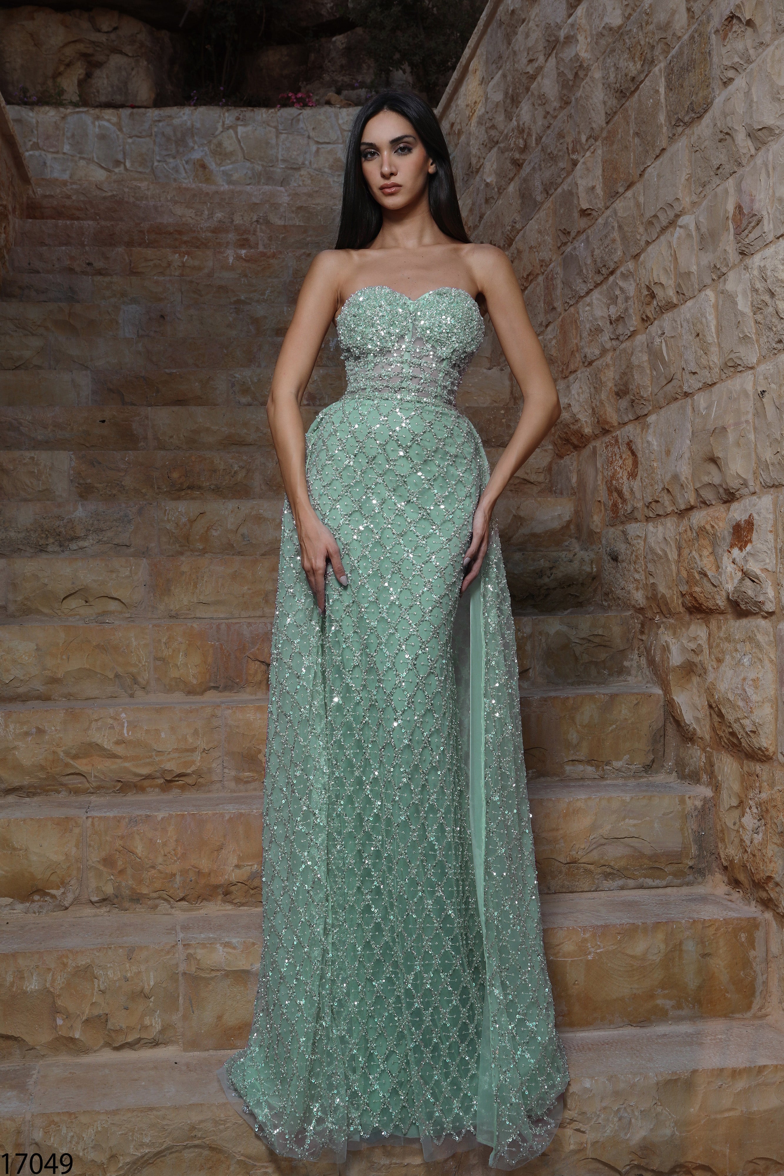 AZZURE COUTURE FM17049 DRESS